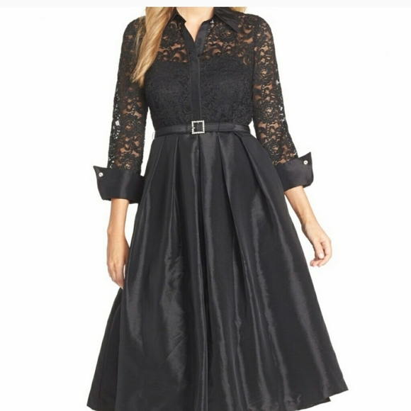 Eliza J Dresses & Skirts - Black Cocktail Dress 50's Vintage Look Eliza J Brand